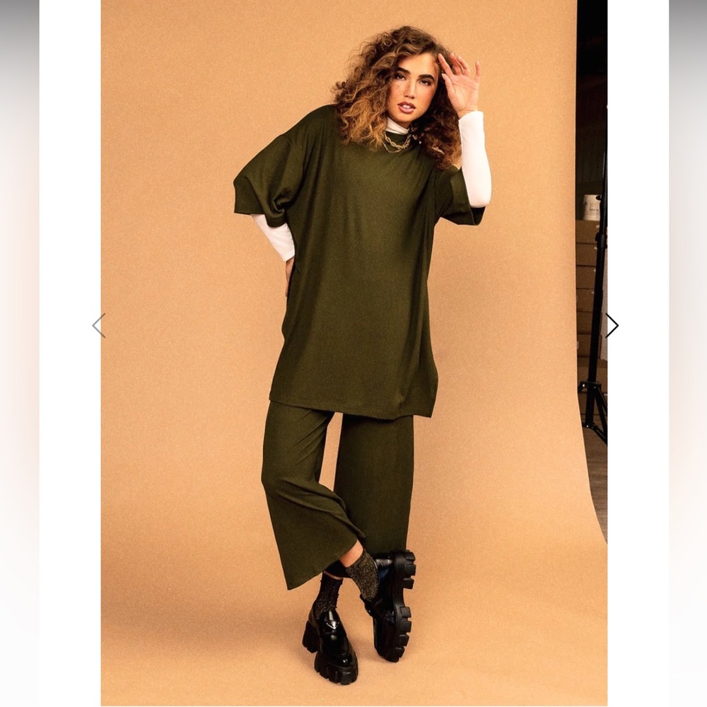 LALA ORIGINAL: Lex Ribbed Playsuit